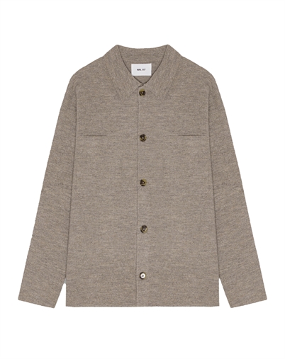 NN. 07 - Jonas 6398 Overshirt - Khaki Beige